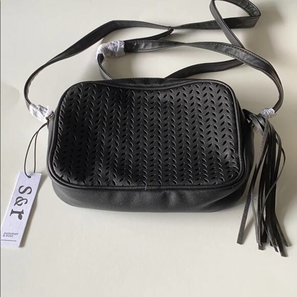 Summer and Rose Black Satchel - Picture 1 of 7